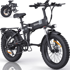 Vélo électrique pliable à pneus larges de 20 pouces, 48v15AH, moteur à moyeu haute vitesse, vélo électrique multifonction pour la ville, les loisirs et les déplacements - Product Image 1