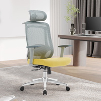 Chaise de bureau cadre à double dossier fabricant OEM prix de gros confortable exécutif ergonomique chaise de bureau à domicile moderne