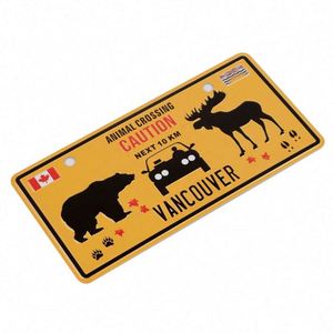 Letrero Metálico Personalizado para Colgar en la Pared, Decoración Vintage de Lámina Metálica, Placa de Matrícula de Coche - Product Image 1