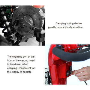 <b>Cheap</b> Green Powerful <b>Scooters</b> 4 Wheel <b>Folding</b> <b>Mobility</b> Big Power <b>Scooter</b> in Dubai TEW127 <b>Mobility</b> <b>Scooter</b> in Dubai TEW1 - Product Image 2