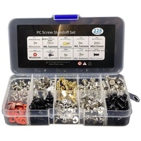 Kit de vis pour ordinateur, 228 pièces, ensemble de vis assorties pour boîtier de PC, pour carte mère, alimentation, disque dur, lecteur optique, réparation DIY