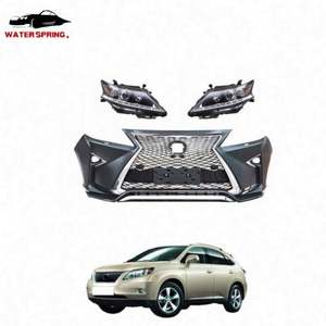 Ventes d'usine 209-2015 <span class=keywords><strong>RX</strong></span> Mise à niveau 2016 <span class=keywords><strong>RX</strong></span> RX350 RX450H Kit carrosserie Ancienne rénovation Nouveau phare LED Pare-chocs Kit carrosserie pour LEXUS - Product Image 4
