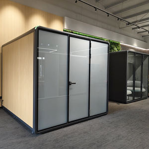 Sıcak satış büyük boy akustik ses geçirmez sessiz toplantı kutusu müzik kabini ile güç şarj fişi - Product Image 4