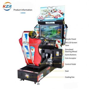 Machine de jeu d'arcade de divertissement à monnayeur, simulateur de course de circuits dynamique et haute définition à grande échelle - Product Image 3