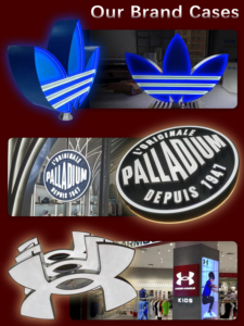 Dấu hiệu tỏa sáng 3D bảng Acrylic Led Logo tùy chỉnh LED chiếu sáng hộp Đèn ký hiệu cửa hàng đám cưới nhà khách sạn Thanh trung tâm công ty - Product Image 3