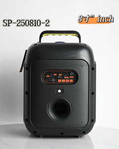 8 Zoll tragbarer Bluetooth-Lautsprecher SP-250810-2 mit RGB-Leuchten, drahtlosem Mikrofon und Fernbedienung - Product Image 5