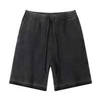 HOMMES CASUAL LOUNGE WEAR ESSENTIEL SWEAT SHORTS LONG CORDON DOUX COTON UNI POLAIRE SHORTS 380g Vintage Shorts Acid Washed
