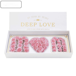 Wholesale Rectangular Flower Box Mother's day MOM Box Iove mom flower box