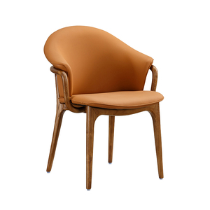 <b>Dining</b> Room Restaurant Lounge Armless Upholstered Wooden <b>Chair</b> With Pu Leather Cushion Seat Dinning <b>Chair</b> - Product Image 1