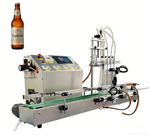 Bomba Peristáltica Semiautomática de 4 Cabezales, Transportador de Líquidos para Botellas de Plástico, Jugos, Leche, Bebidas/Alimentos, Alta Precisión - Product Image 3