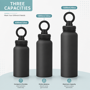 Borraccia Termica in Acciaio Inox con Supporto Magnetico per Telefono e Logo Personalizzato, per Palestra, Sport, Viaggi e Campeggio - Product Image 5