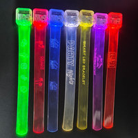 Bracelets lumineux LED pour fêtes, bracelets LED à lumière musicale, bracelet LED activé par le son