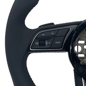 Volant personnalisé en cuir pleine fleur <span class=keywords><strong>S</strong></span> <span class=keywords><strong>Line</strong></span> pour <span class=keywords><strong>Audi</strong></span> S4 S7 B6 S6 <span class=keywords><strong>A3</strong></span> A6 S1 Q5 8R C6 B9 C8 Q7 - Product Image 5