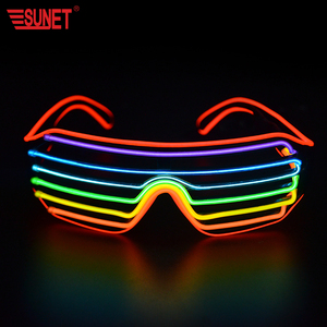 SUNJET New Product Colorful LED Shutter <strong>Glasses</strong> for <strong>Party</strong> Blinds <strong>Glasses</strong> Birthday <strong>Party</strong> Private Props Illuminated <strong>Glasses</strong> - Product Image 3