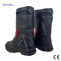 Bottes en caoutchouc pour pompiers EN 15090, embout en acier, résistantes aux flammes, imperméables, chaussures de sécurité pour la lutte contre les incendies, CE, fabrication OEM