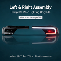 Barre de feux arrière LED REDFIRE pour Tesla Model Y 2020-2024, ensemble de feux arrière LED pour coffre de voiture, kit d'accessoires de remplacement