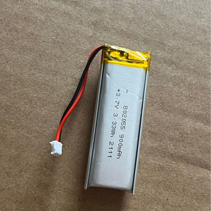 卸売 高品質 802050 3.7V 900mAh 充電式リチウムイオンポリマー電池 パウチ型リチウムイオン電池 ソーラーガーデン用 - Product Image 1