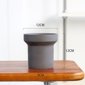 Pot de fleurs en céramique de style américain créatif coréen, design INS populaire, pot floral tendance pour plantes vertes et succulentes avec drainage - Product Image 3