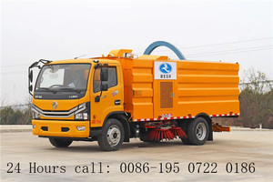 1SUZU 8 Ton 10T 12T Aspiradora Barredora de carreteras Camión de limpieza con tanque de agua para pista de aeropuerto - Product Image 6