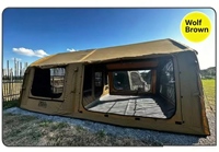 Tente de camping gonflable de luxe AIR20, une chambre, un salon, ouverture automatique rapide quatre saisons, 5-6 personnes, 1500-2000 mm