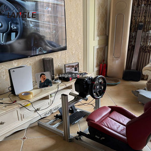 40160 Sim Racing Cockpit Configuration Complète Réglable Double Position Assise DIY Simulateur De Conduite Jeu Stand Sim Rig Racing Cockpit - Product Image 5