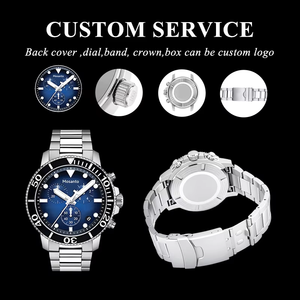 Reloj de Pulsera de Cuarzo de Alta Calidad, Diseño de Lujo para Negocios, Cronógrafo, Estilo <span class=keywords><strong>Tissot</strong></span> Seastar, Correa de Acero Inoxidable 316L - Product Image 6