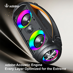 Altavoz Portátil para Exteriores XDOBO Vibe Plus II <span class=keywords><strong>de</strong></span> 80W con Luces LED RGB, Subwoofer, Sonido Estéreo Inalámbrico para Cine en Casa y Fiestas - Product Image 3