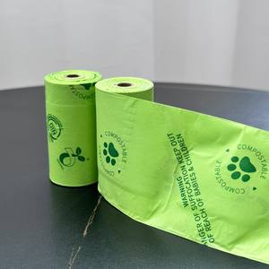 2023 Green Small <b>Trash</b> <b>Bags</b> Cassava <b>Trash</b> <b>Bags</b> Compostable Poop <b>Bags</b> - Product Image 6