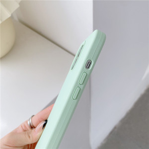 Coques de téléphone portable souples de style coréen, coques de téléphone portable liquides en silicone, coque arrière en silicone pour iPhone - Product Image 4