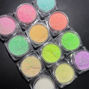 2022 d'été Scintillant Bonbons Chandail <span class=keywords><strong>Effet</strong></span> Nail <span class=keywords><strong>Sucre</strong></span> Poudre Poussière Glitter pour <span class=keywords><strong>Manucure</strong></span> Polonais DIY Nail Art Décorations - Product Image 6