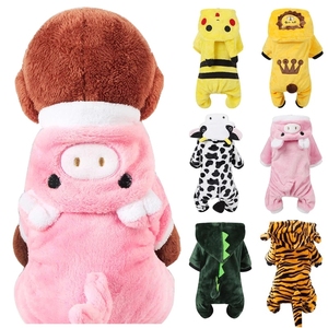 Divertidos Disfraces de Invierno para Mascotas, Ropa de Forro Polar para Perros, Disfraces de Dinosaurio para Cachorros y Gatitos Pequeños - Product Image 5
