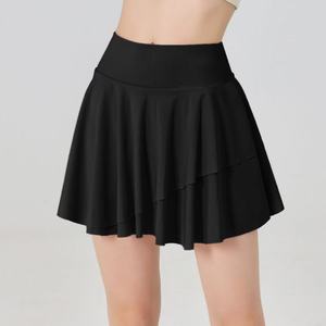 Jupes de tennis et de golf taille haute pour femmes Short intérieur respirant avec logo et poche avant pour les sports athlétiques-Pickleball Running Plus - Product Image 5