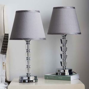 Lampe de chevet créative USB charge fer cristal lecture lampe de protection des yeux nordique chambre étude lumière - Product Image 2