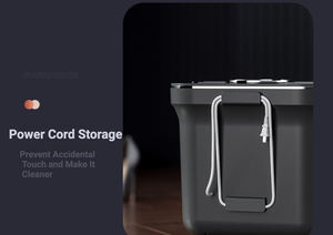 Máquina de Masaje de Pies Eléctrica Shiatsu Vibratoria con Logotipo Personalizado y Diseño Único de Almacenamiento de Cable de Alimentación - Product Image 4