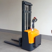 Gerbeur Électrique Complet 1,5 Tonne 2 Tonnes, Gerbeur de Palettes pour Entrepôt et Atelier, Chariot Élévateur à Batterie 1,5T 2T