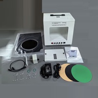SANOTO TB30 tb 20 kotak lampu fotografi Studio foto kotak lunak dibangun di meja putar perhiasan fotografi Video 3D Scan