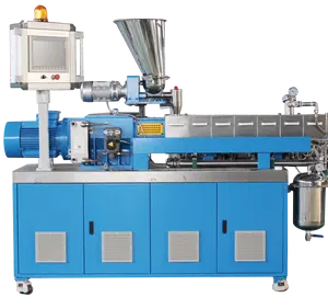 Ivima High efficiency plastic extruder machine/SJSZ series double screw extruding plant