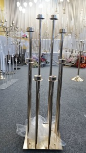 Y-Q051 moderno <span class=keywords><strong>portacandele</strong></span> in <span class=keywords><strong>oro</strong></span> a 8 teste 53 pollici candelabri in metallo <span class=keywords><strong>portacandele</strong></span> per matrimoni centrotavola decorazione - Product Image 4