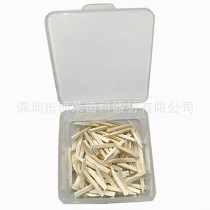 Caja de 100 Cuñas Interdentales de Plástico, Cepillo Interdental de Madera, Materiales de Limpieza Dental - Product Image 4