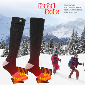 Chaussettes chauffantes électriques rechargeables épaisses et chaudes pour l'hiver en plein air - Product Image 2