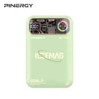 Magsafered Chargeur de téléphone ultra-mince en aluminium 5000mAh Mag Powerbank Chargeur rapide 22.5W PD Sortie 35W Magnétique Wireless Mag Bank