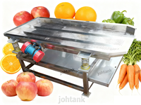 Diverse Fruit-En Groentedraineermachines Met Drainerende Trillingsschermen Voor Fruit-En Groenteverpakkingen Voedselprijs