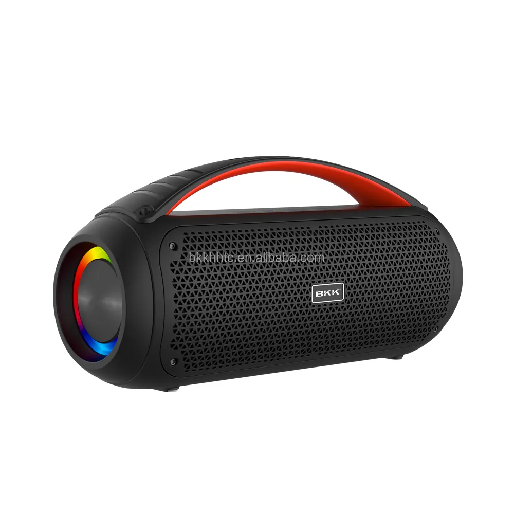 BT Speaker portabel IPX5, pengeras suara pesta luar ruangan anti air, Bluetooth Audio dengan lampu LED B62