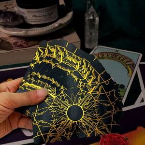 Cartas de <span class=keywords><strong>Tarot</strong></span> Premium Personalizadas, Bordes Estampados en Oro, Barniz de Alto Brillo, Impresión <span class=keywords><strong>HD</strong></span> Vibrante, Colección de Arte Exquisita - Product Image 5