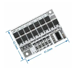 21V 100A BMS 5S 18650 锂离子电池保护电路板充电器平衡器 5S BMS PCM 18650 Lipo Li- 聚合物平衡充电