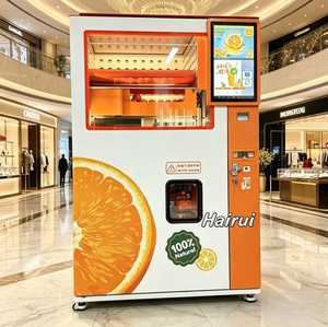 Máquina Expendedora Automática de Zumo de Naranja Fresco, Acero Inoxidable, Vidrio Templado, Función de Autolimpieza, 24h Sin Supervisión, para <span class=keywords><strong>Supermercado</strong></span> - Product Image 1