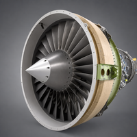 Moteur turbofan GE CF34-1A, poussée de 6650 lb, moteur d'avion pour Bombardier Challenger 600 Regional Jet, turbine turbojet