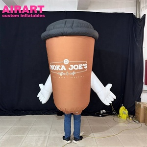 Costume gonflable de tasse de <span class=keywords><strong>café</strong></span> de mascotte de décoration de publicité de défilé extérieur, costume gonflable de tasse - Product Image 4