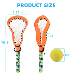 Mini-ensemble <span class=keywords><strong>de</strong></span> crosse <span class=keywords><strong>de</strong></span> lacrosse pour enfants, personnalisable (couleur et logo) pour fêtes au bord <span class=keywords><strong>de</strong></span> la piscine et activités sportives familiales en extérieur - Product Image 3