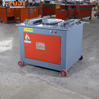 Machine à cintrer les barres d'armature manuelle ZUJI GW40, moteur 3kW, 220V/380V, acier inoxydable, acier au carbone, diamètre de coupe 6-36mm, garantie 1 an